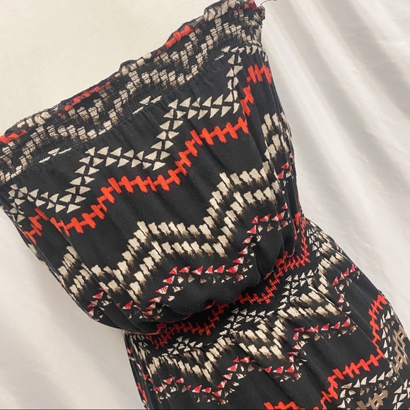 Strapless Aztec Mini Dress - Picture 5 of 6